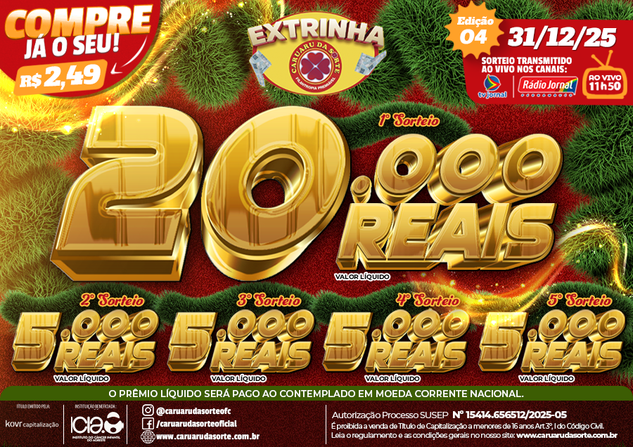 Extrinha 31/12/2025