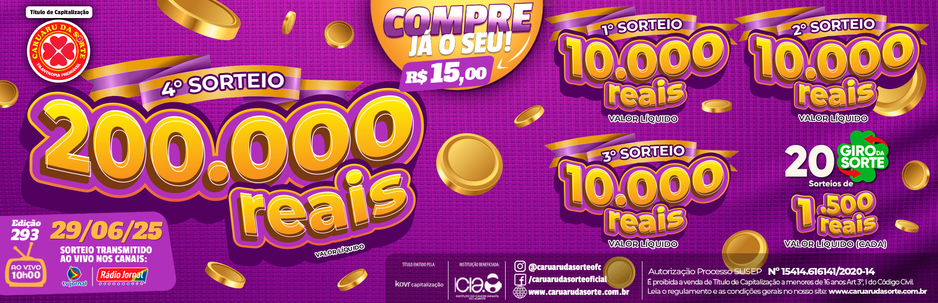Premiação 29/06/2025