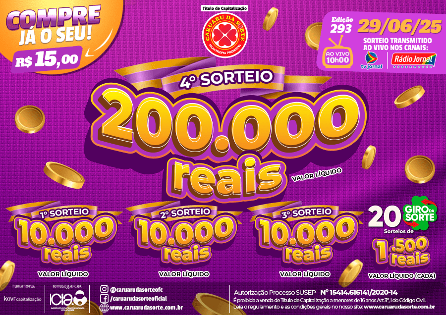 Premiação 29/06/2025