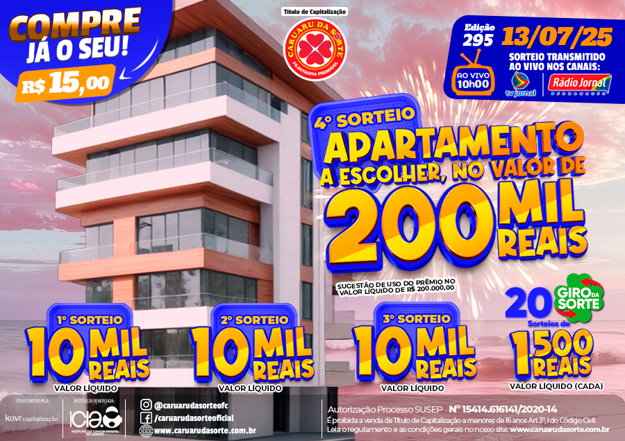 Premiação 13/07/2025
