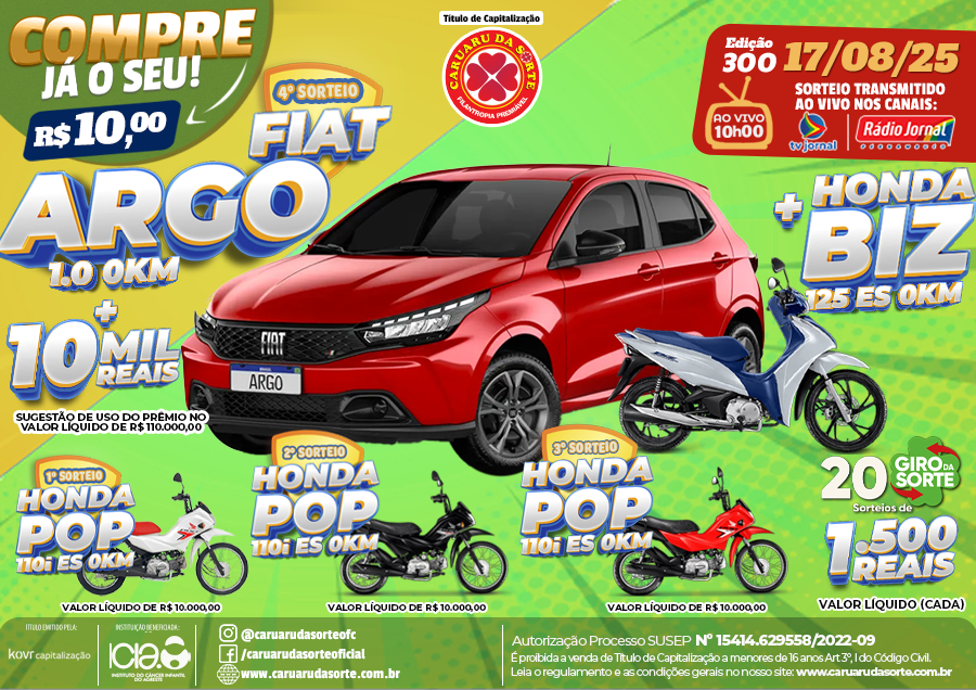 Premiação 17/08/2025