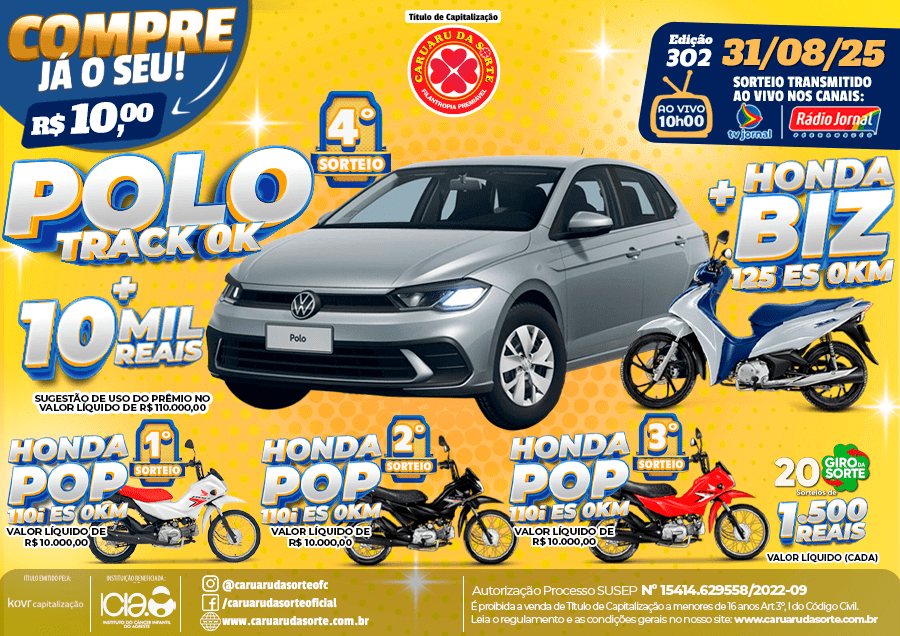 Premiação 31/08/2025