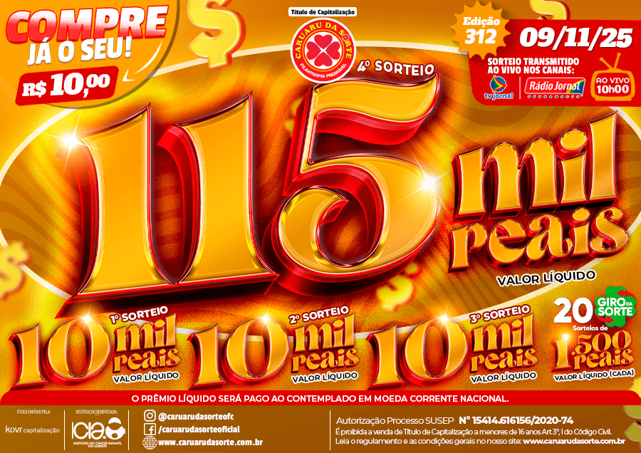 Premiação 09/11/2025