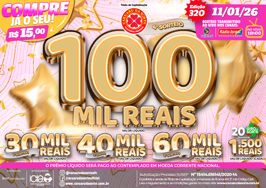 Premiação 11/01/2026