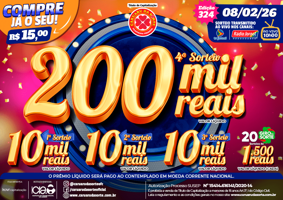 Premiação 08/02/2026