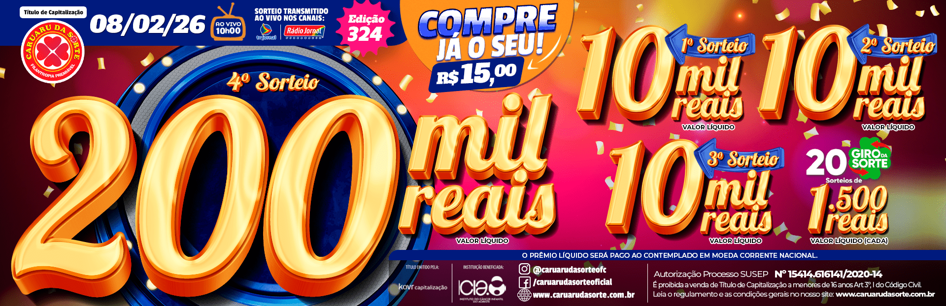 Premiação 08/02/2026