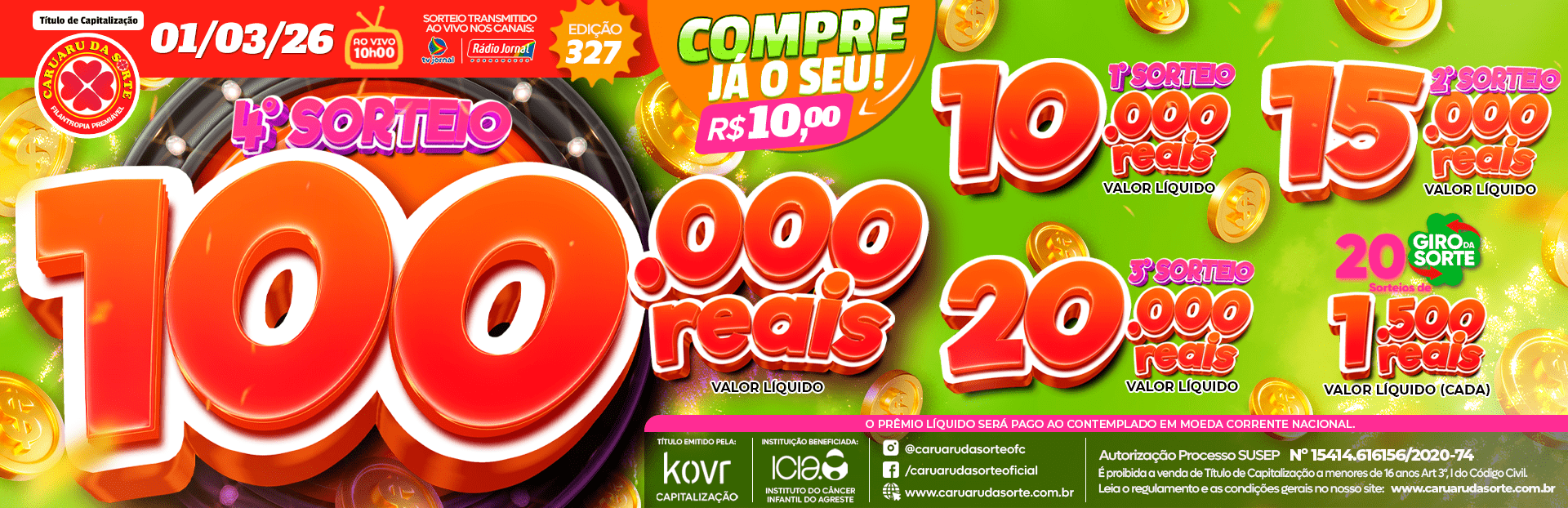 Premiação 01/03/2026