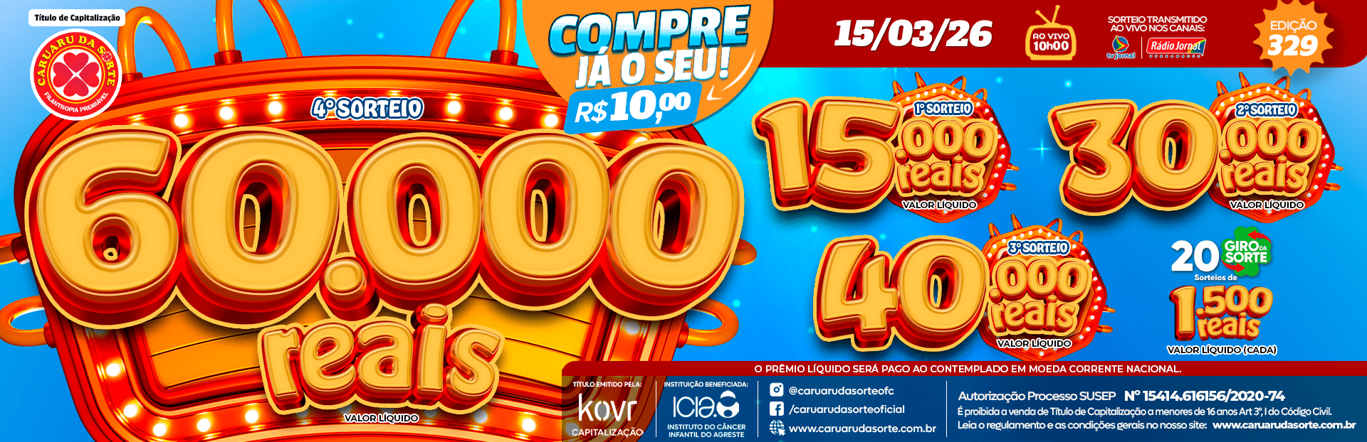 Premiação 15/03/2026