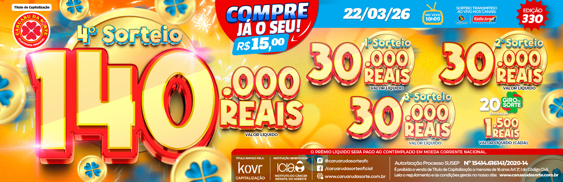 Premiação 22/03/2026