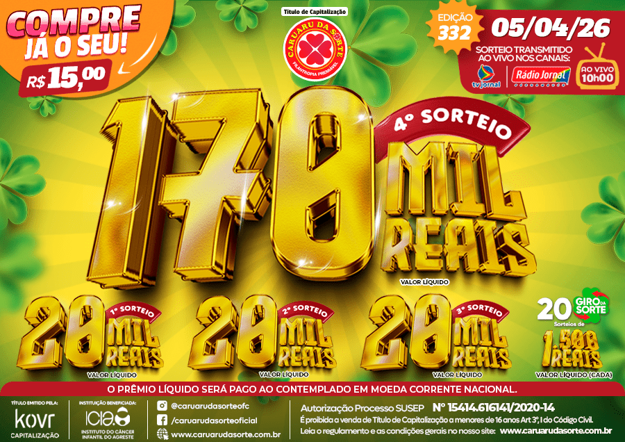 Premiação 05/04/2026