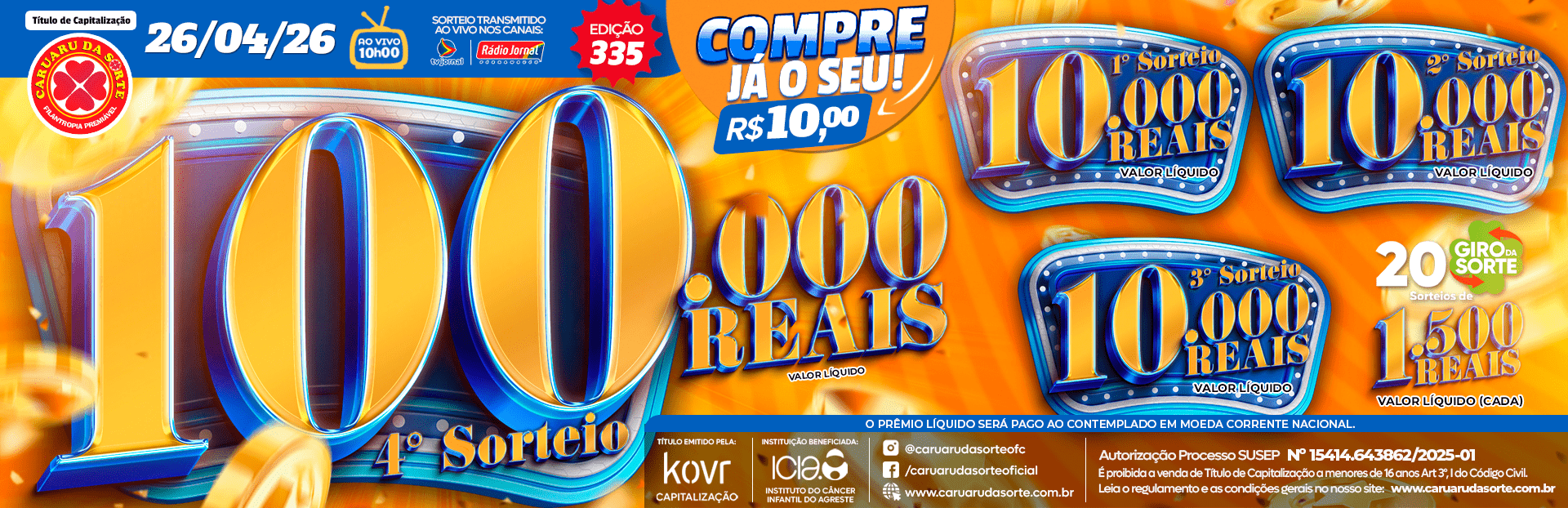 Premiação 26/04/2026