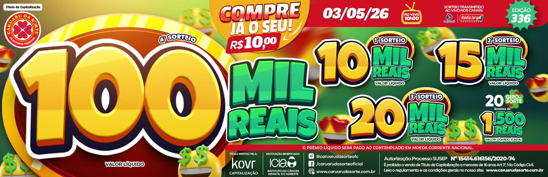 Premiação 03/05/2026