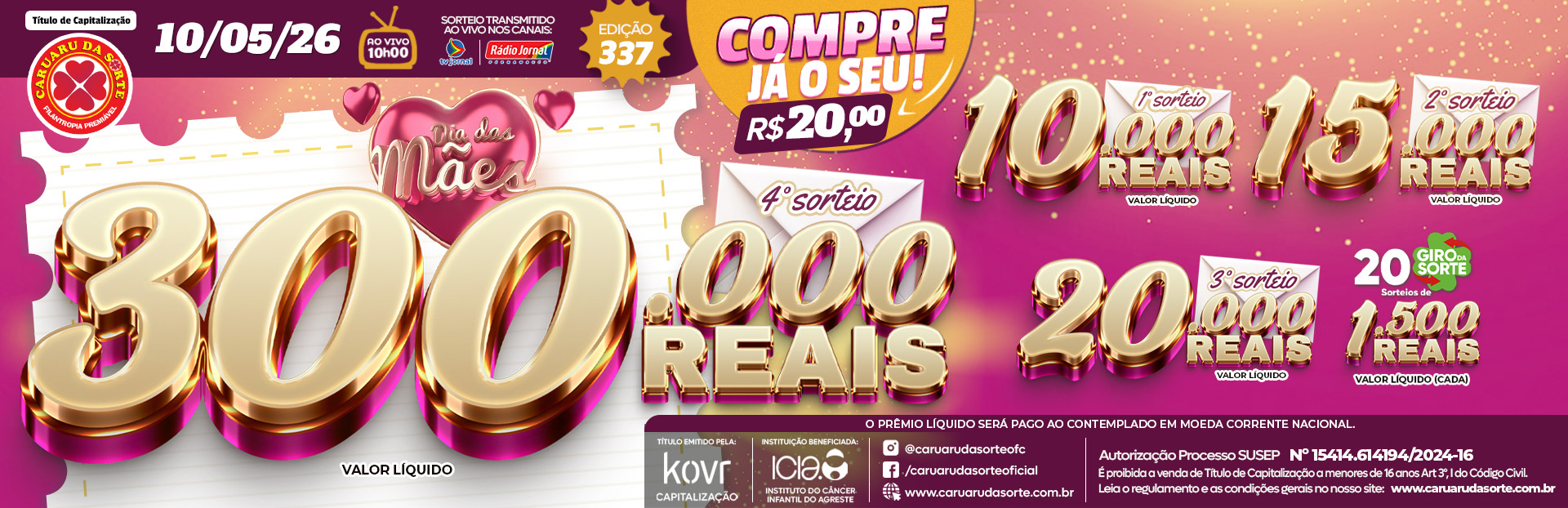 Premiação 10/05/2026