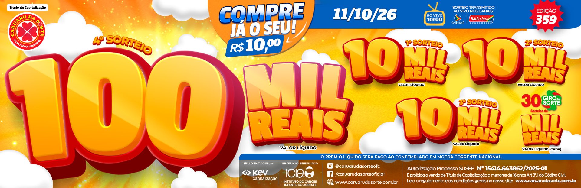 Premiação 11/10/2026